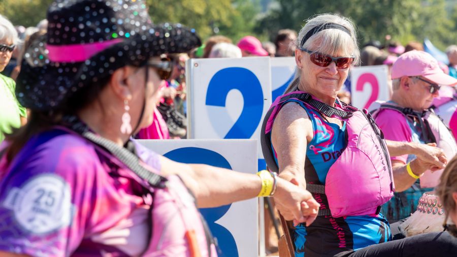 <who>Photo Credit: NowMedia/Gord Goble</who> Scene from Sunday's survivor ceremony