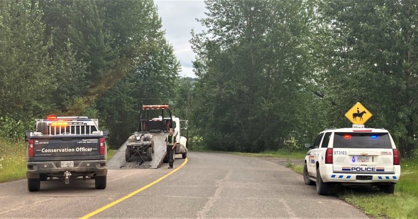 Northern BC man faces $1,200 fine for driving ATV the wrong way on a busy highway