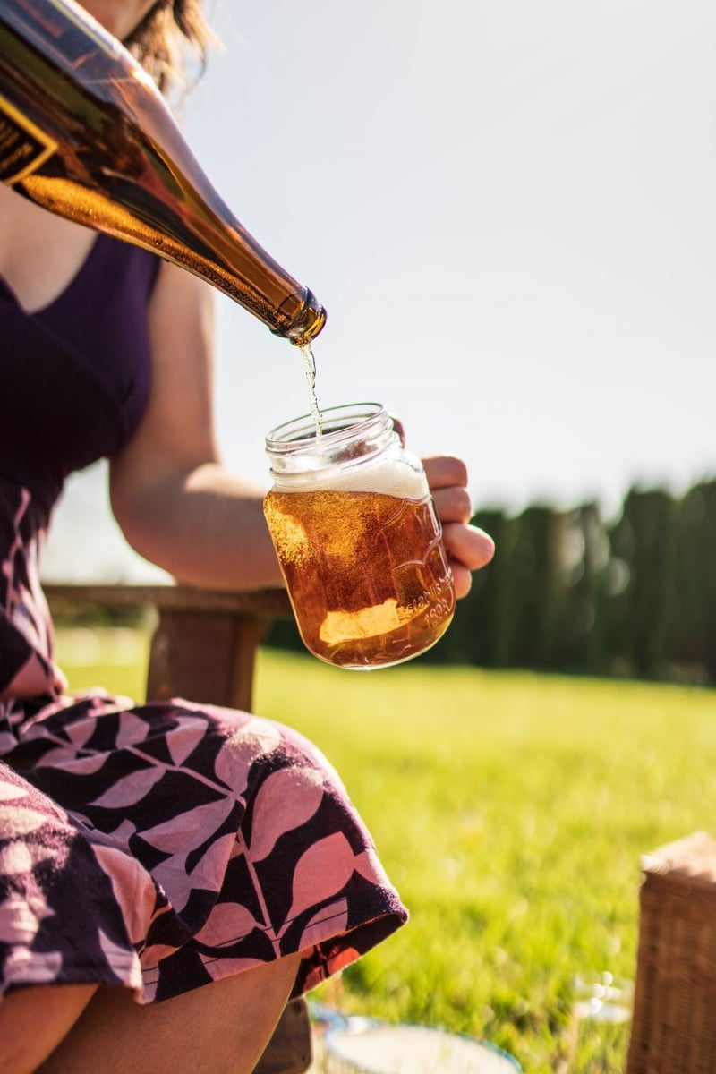 </who>Cider and the Okanagan are a natural because the low-alcohol drink is made of apples, which is the Valley's most important agricultural crop.