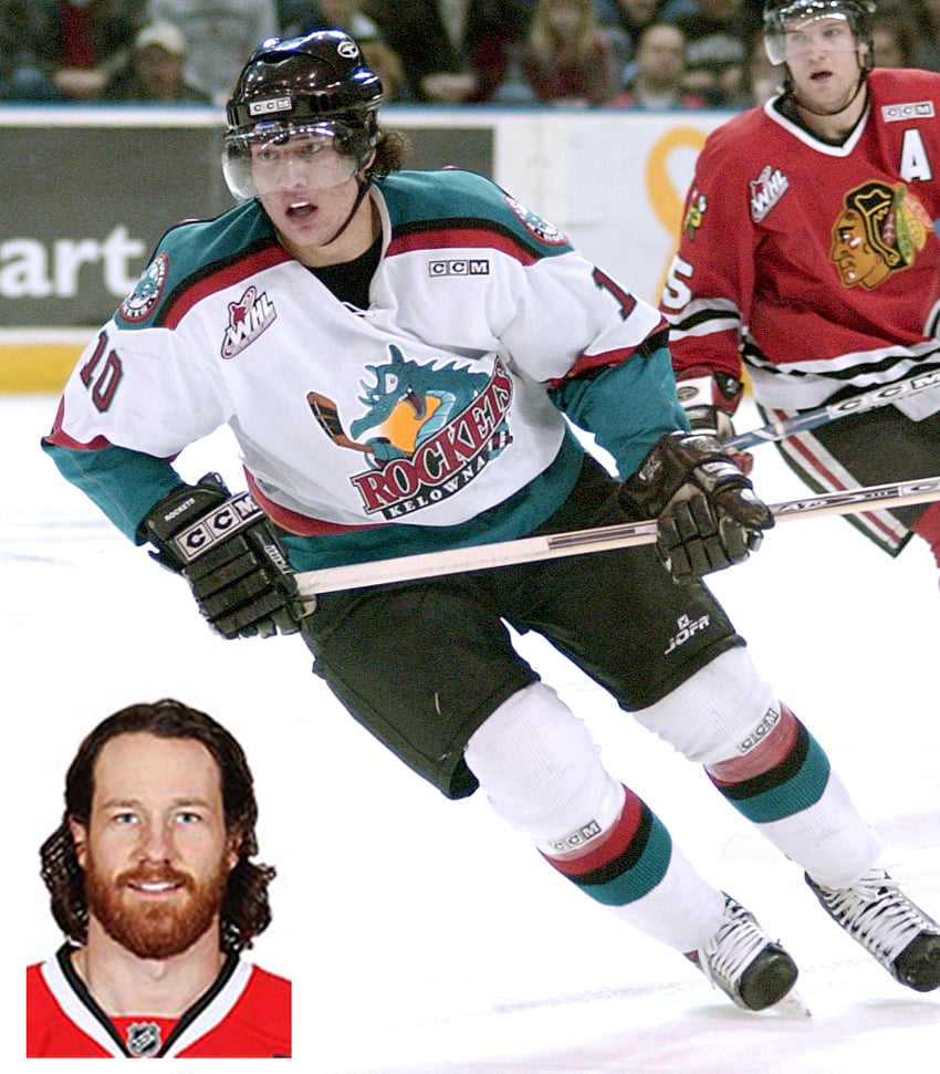 <who>Photo Credit: Lorne White/KelownaNow </who>Duncan Keith played a part of one season (2002-03) with the Kelowna Rockets. The Penticton product started the season at Michigan State University but transferred to the Rockets in mid-season. He had been drafted by the Chicago Blackhawks in the second round (54th overall) in the summer of 2002. He's been named the James Norris Trophy winner (top NHL defenceman) twice and has his name on the Stanley Cup three times.