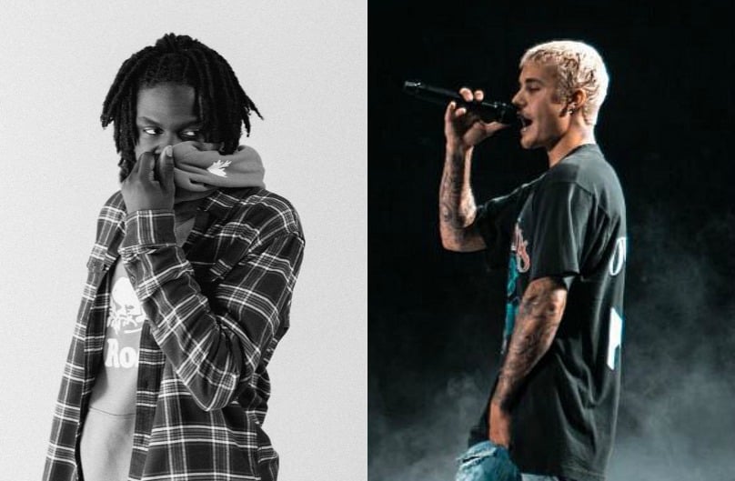 Daniel Caesar (L) and Justin Bieber (R) are both up for a pair of Grammys.