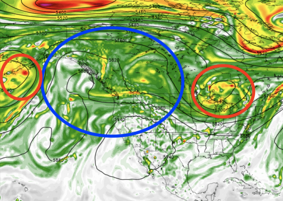 Omega Block over BC - when an upper ridge is persistent over our province