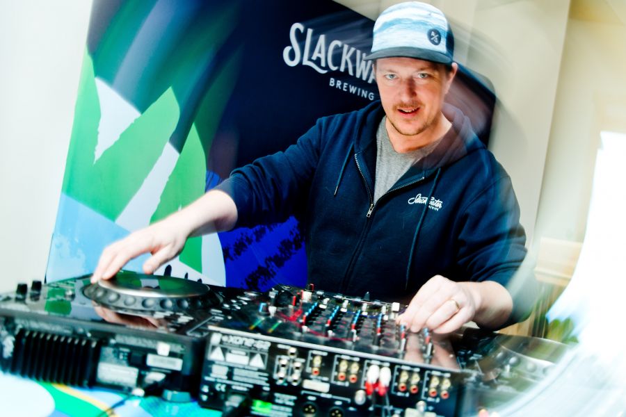 Slackwater controller Jason Mathews becomes temporary DJ for the camera