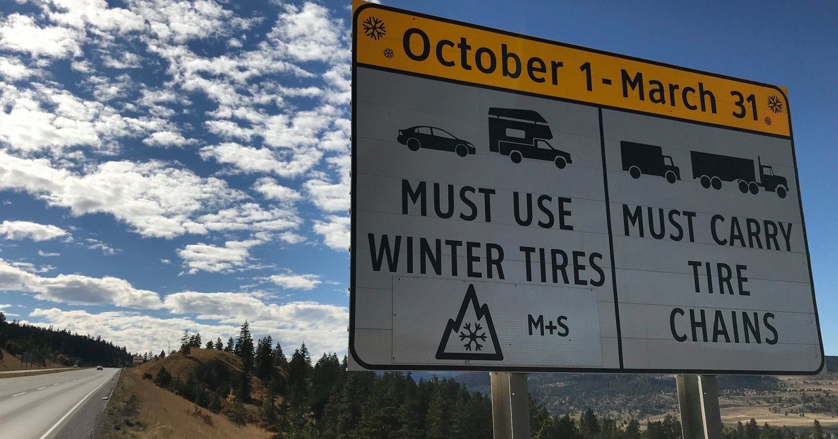 Heads up: BC’s winter tire rules go into place next week