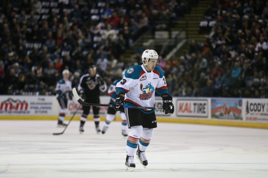 <who>Photo Credit: KelownaNow</who>Reid Gardiner scored again on Saturday. In just 28 games this year, he put up 18 goals and 37 points.