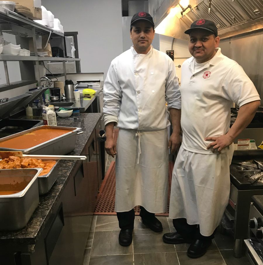 <who>Photo Credit: Contributed</who>Made In India Restaurant - Chef Sheeshpul Singh (L) and Chef Brijesh Negi