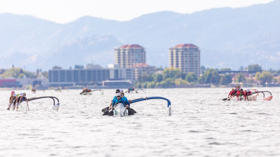 PHOTOS: Wild outriggers make big splash on Okanagan Lake