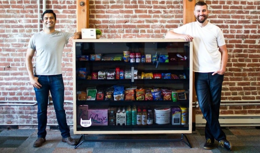 L to R: Ashwath Rajan and Paul McDonald, former Google employees and co-founders of Bodega.