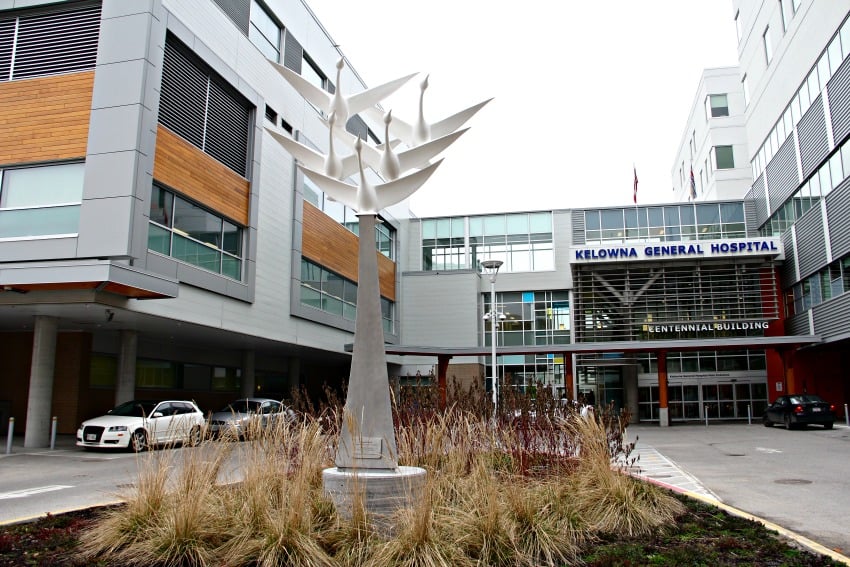 A new Robert Dow Reid sculpture was unveiled at Kelowna General Hospital on Monday.