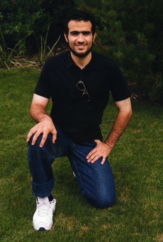 <who> Photo Credit: Free Omar Now </who> Omar Khadr in an undated photo.