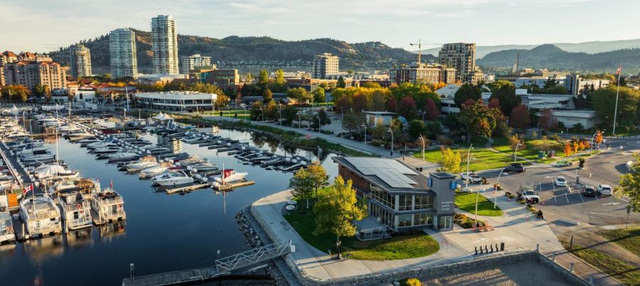 <who>Photo credit: Tourism Kelowna</who>Kelowna is the Indigenous name for grizzly bear.
