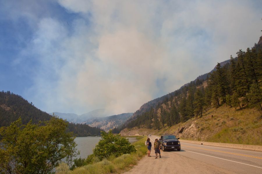 <who>Photo Credit: NowMedia</who> The Keremeos Creek wildfire 