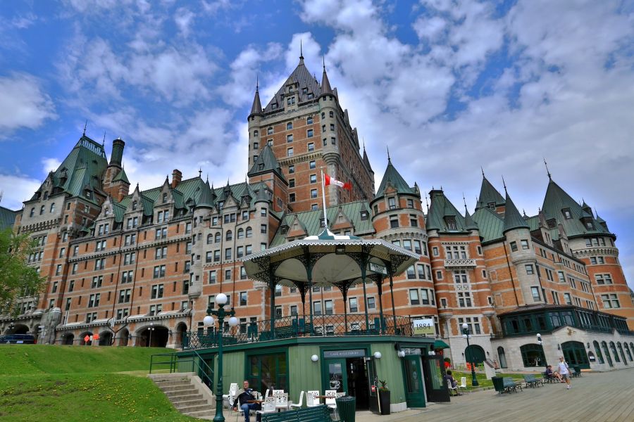Quebec City is home to plenty of European-style architecture and gorgeous cobble stone streets.