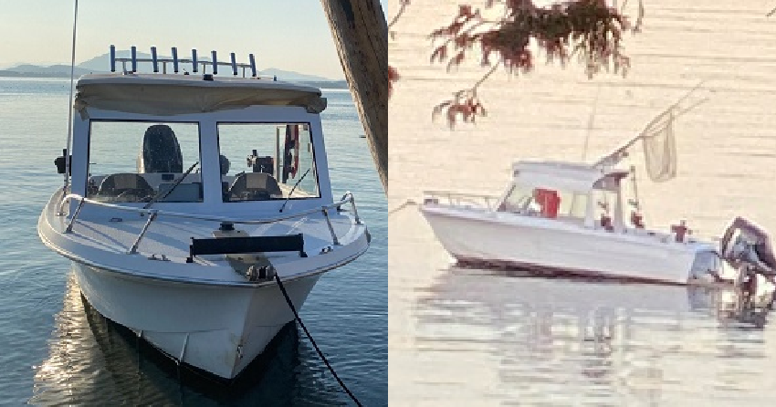 Sidney/North Saanich RCMP looking for stolen fishing boat 