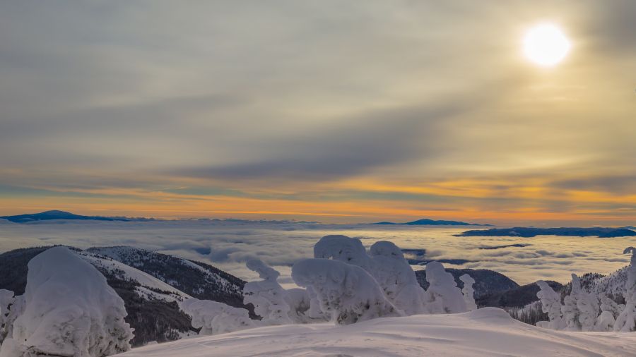 A view like this is definitely worth the trek up the mountain.