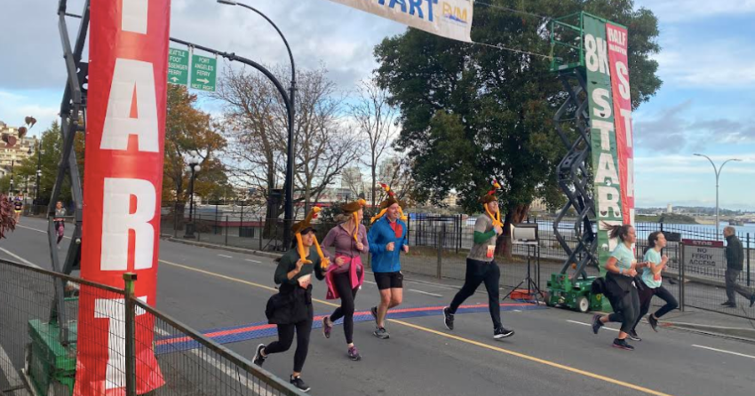 PHOTOS: Runners take part in the Royal Victoria Marathon on Thanksgiving Sunday