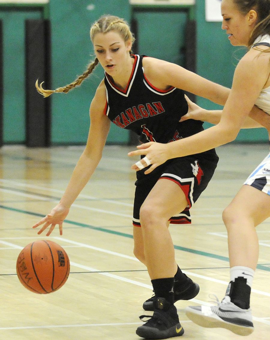 <who> Photo Credit: KelownaNow/Lorne White </who> Coyotes player, Madison Dickie, is a recent graduate of KSS.