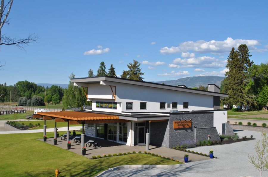 </who>Forbidden Spirits Distilling and its Garden of Eden is located at 4400 Wallace Hill Rd. in Southeast Kelowna.