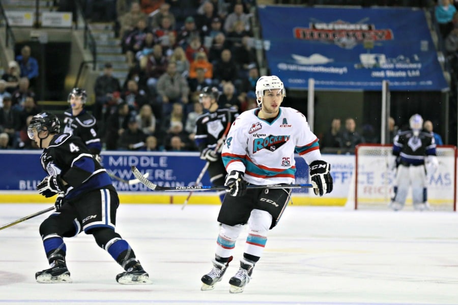 <who>Photo Credit: KelownaNow</who>Tyson Baillie is not quite ready to close the book on his WHL career, and his teammates made it clear in game seven that they are not ready to let the season end for Baillie or Cole Linaker either.