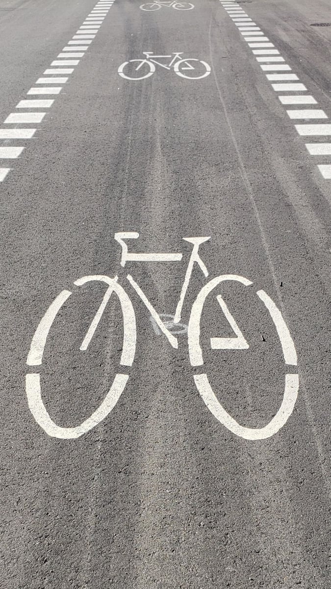 <who>Photo Credit: NowMedia</who> South Main already has painted bike lanes on both sides of the street
