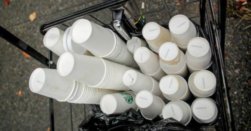 Coffee company takes on paper cup dilemma