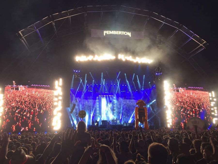 The Killers at Pemberton Music Festival in 2016.
