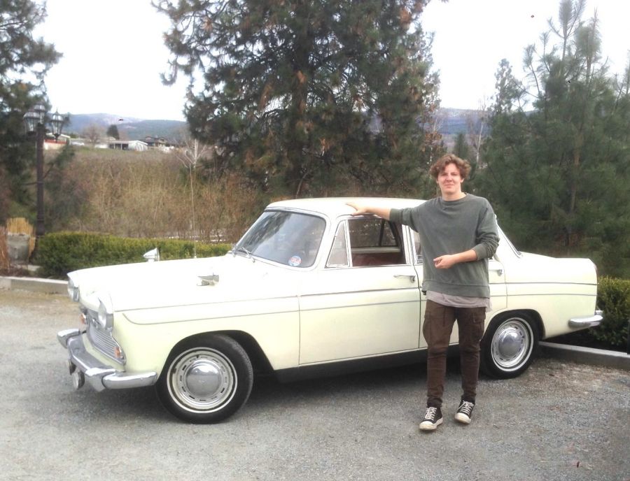 </who>Daniel Kinahan with the revamped 1962 Austin Cambridge A60.