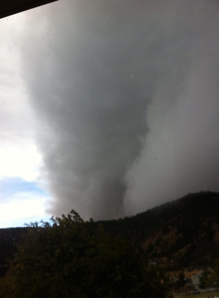 Storm view from Barnhartvale. Sumbitted by Lisa Maricle. 