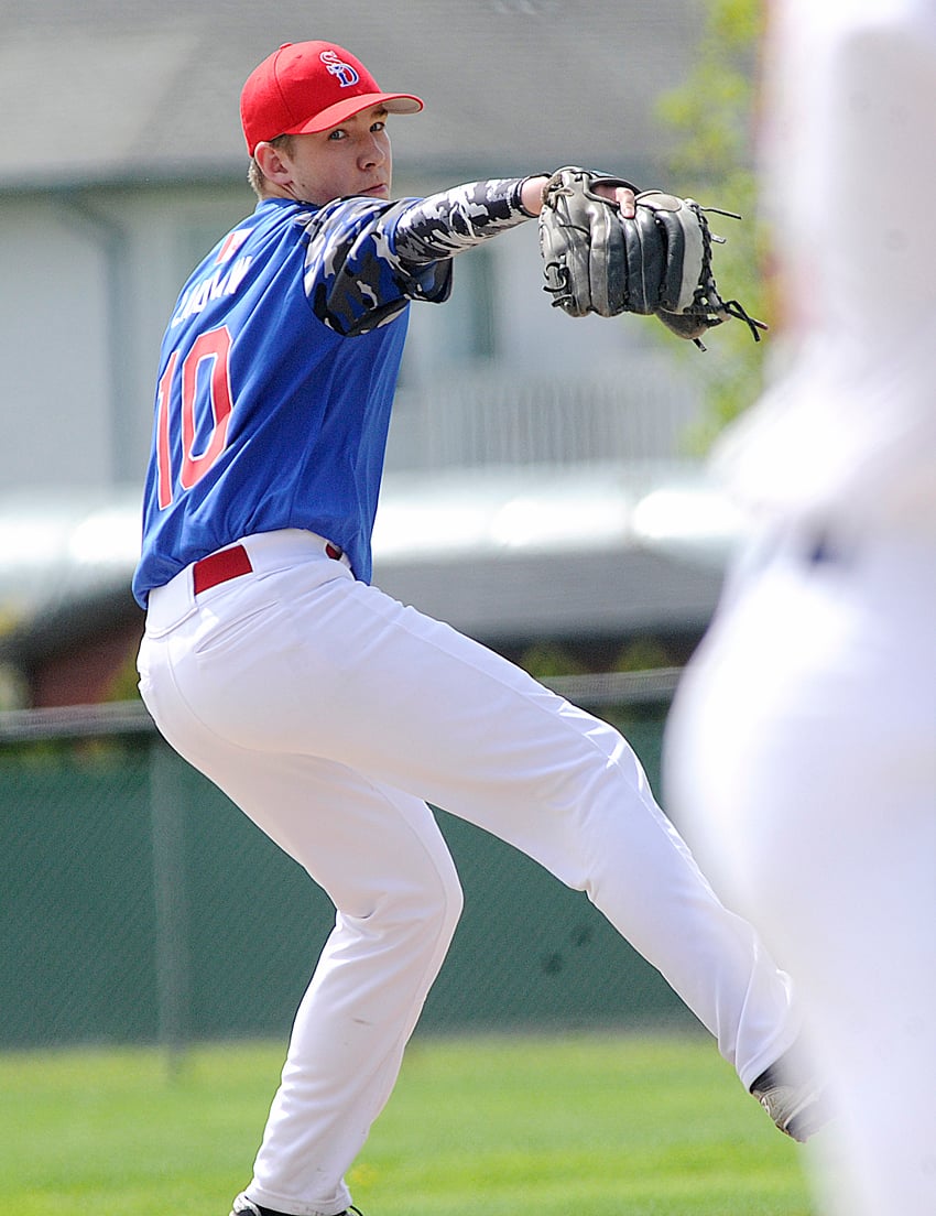 Jordan Laidlaw recorded the win in both Kelowna Sun Devils games at the provincial tournament.