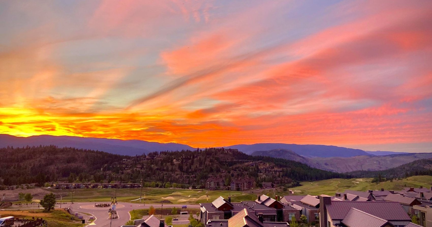 PHOTOS: Summer solstice sunset lights up the Okanagan sky