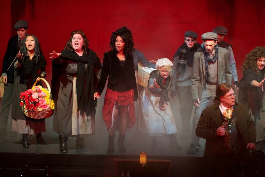 Denise Wolfe and Company perform "Facade".