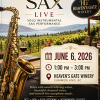 Okanagan Sax - Live Show at Heaven's Gate Winery (Summerland)