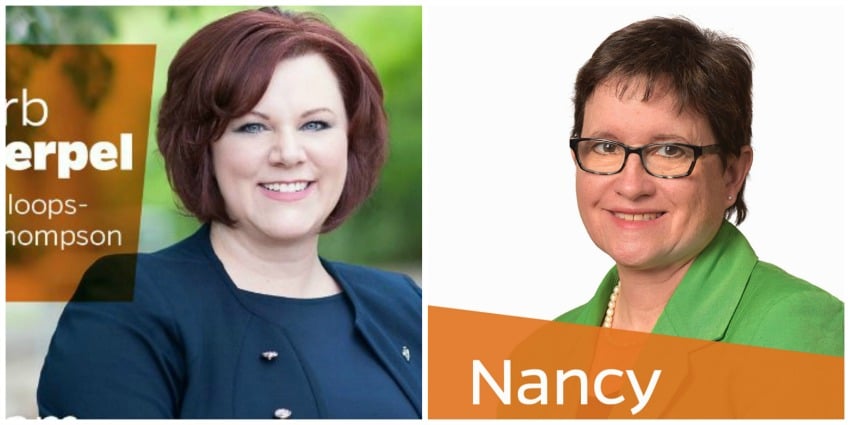 Barb Nederpel and Nancy Bepple