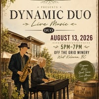 Dynamic Duo - Live Show at Off The Grid Organic Winery