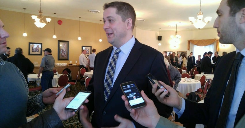 Scheer blasts Liberals for huge deficits and attacking small business