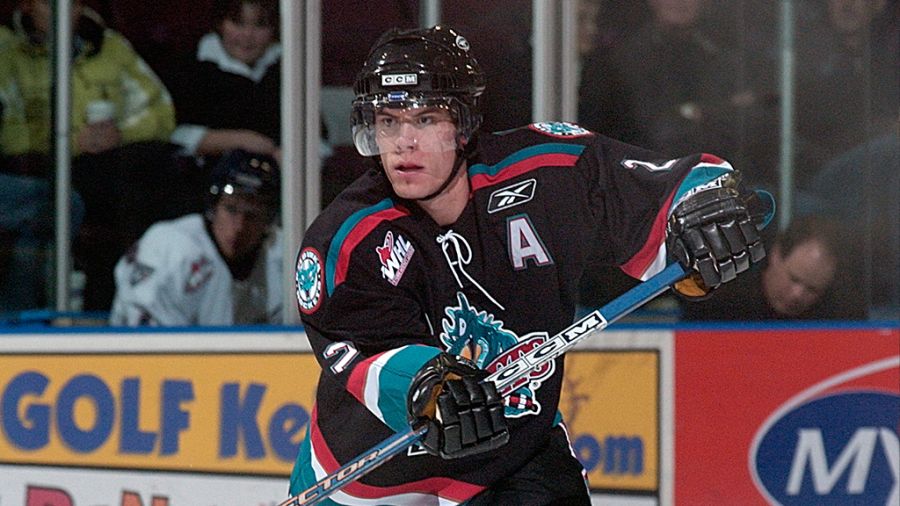 <who>Photo Credit: Kelowna Rockets</who>Shea Weber during his time with the Rockets.