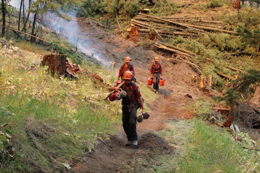 <who>Photo Credit: BC Wildfire Service</who>There are 175 firefighters working to contain the Keremeos Creek wildfire.