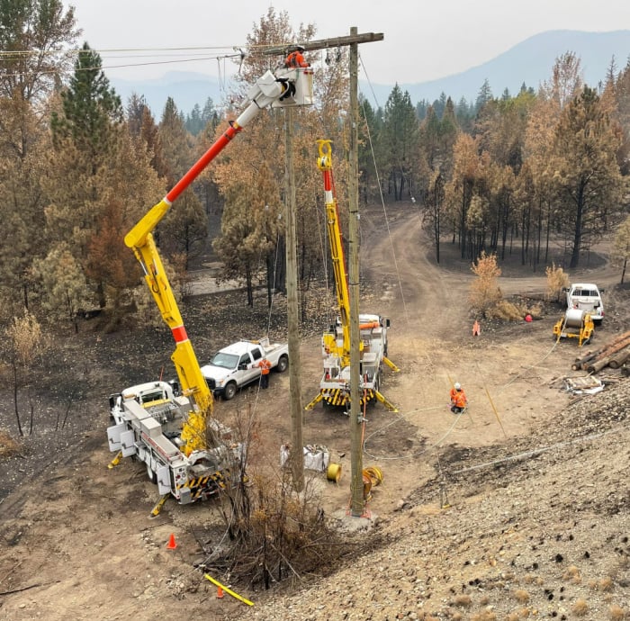 Cooler temperatures help firefighters in the North Shuswap, BC Hydro ...