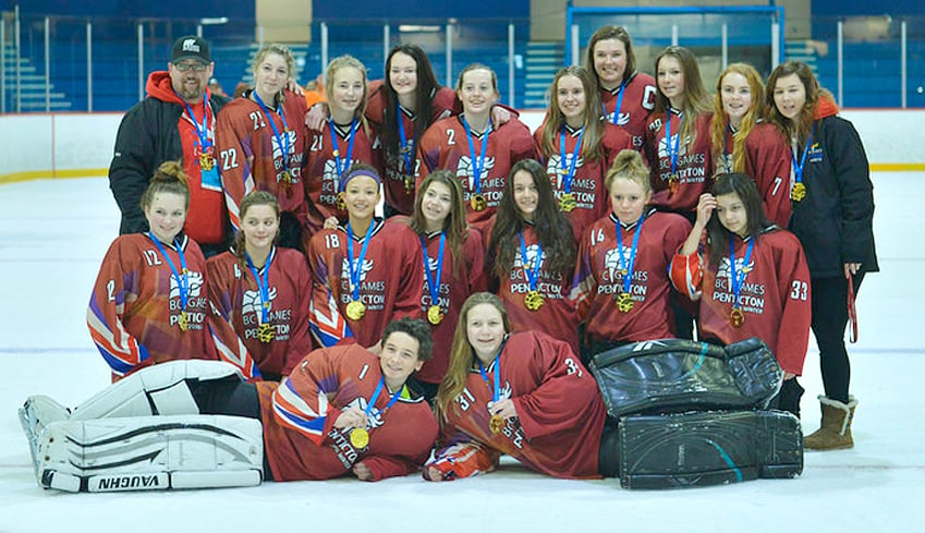 <who>Photo Credit: Contributed</who>The Zone 2 ringette team won the BC Winter Games gold medal with a 6-1 victory in the championship game.