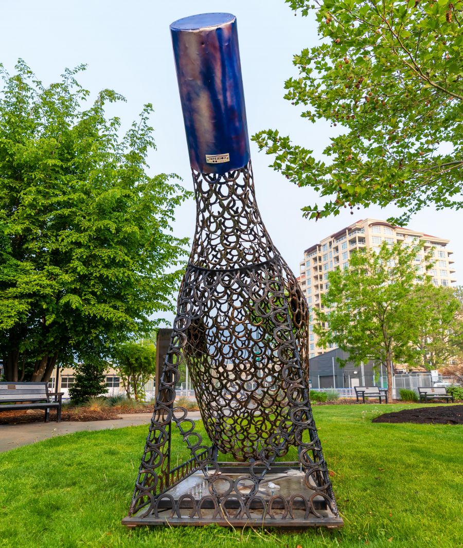 <who>Photo Credit: NowMedia/Gord Goble</who> '1760' gets installed 