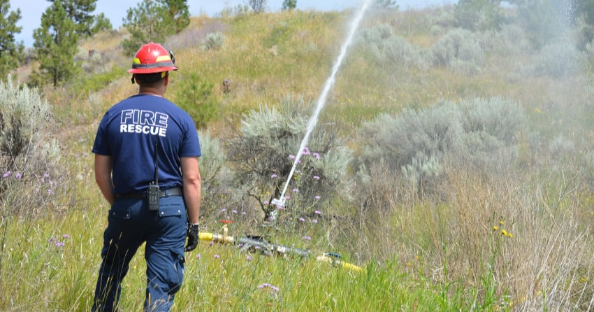 VIDEO: Kamloops Fire Rescue shows off their new 'Firebozz' sprinklers
