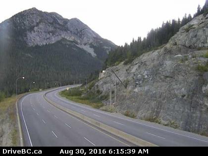 <who> Photo Credit: DriveBC </who> The new camera at the Coquihalla Summit.