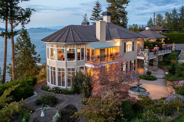 </who>This waterfront estate at 245 Swick Rd. in Kelowna is for sale for $9.3 million.