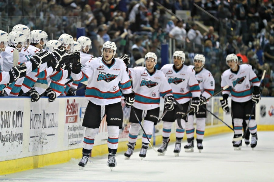 <who>Photo Credit: KelownaNow</who>The Rockets will need to depend on veteran players like Cole Linaker to bring the team out of the series deficit in Seattle.