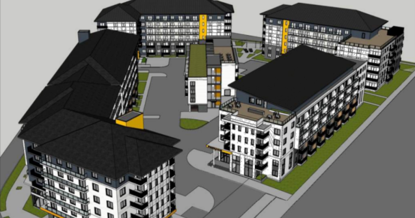 Picture of Building permit valued at $21.8M issued for large apartment complex on ...