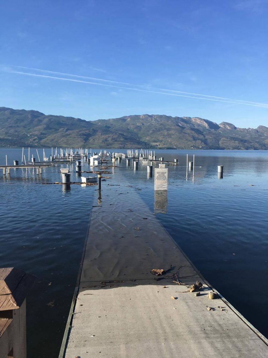 Photo credit: Denise Armstrong - Barona beach dock (West Kelowna)