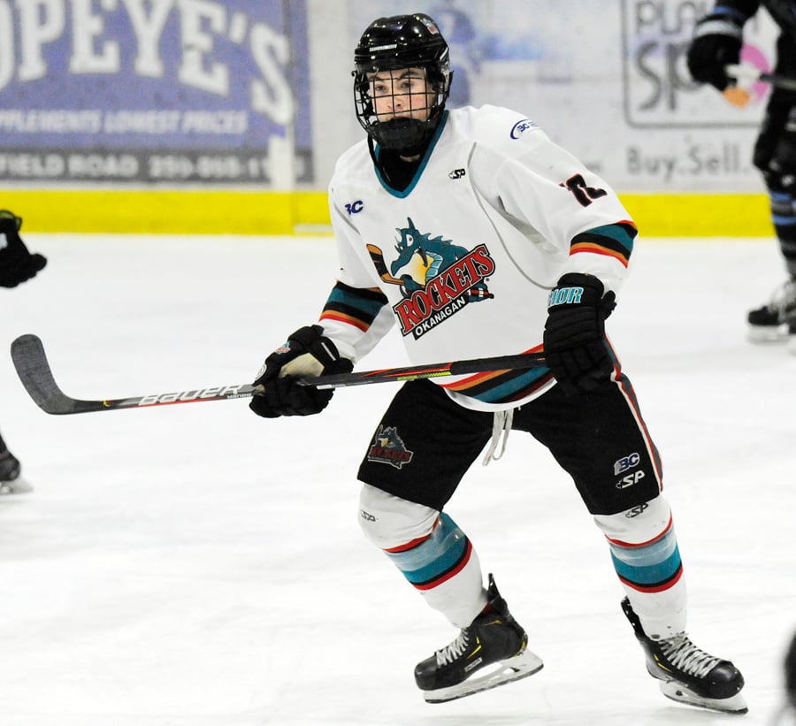 <who>Photo Credit: Lorne White/KelownaNow </who>Quinn Paterson contributed to a deep forward corps by scoring four times in two games on the weekend.