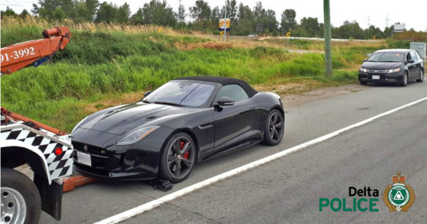 Driver busted speeding nearly 100 km/h over the limit on BC highway