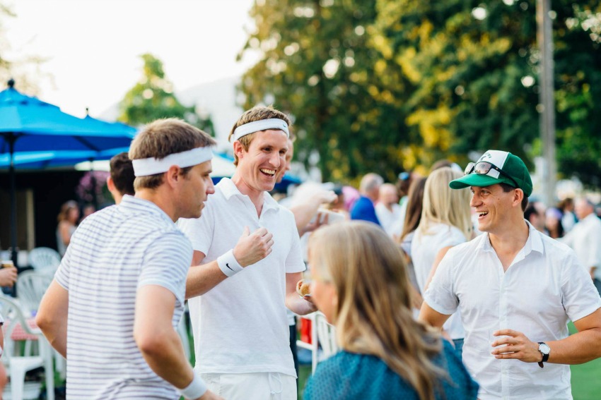 <who> Photo Credit: On the Lawn </who> This is what a fun fundraising event looks like.