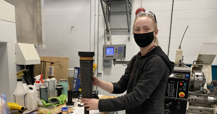 Camosun students ignite passion for design and engineering with new BC Games torch